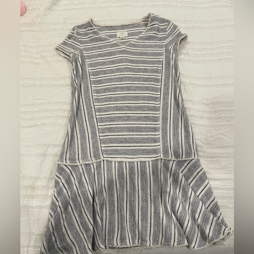 Blue and white Caslon dress